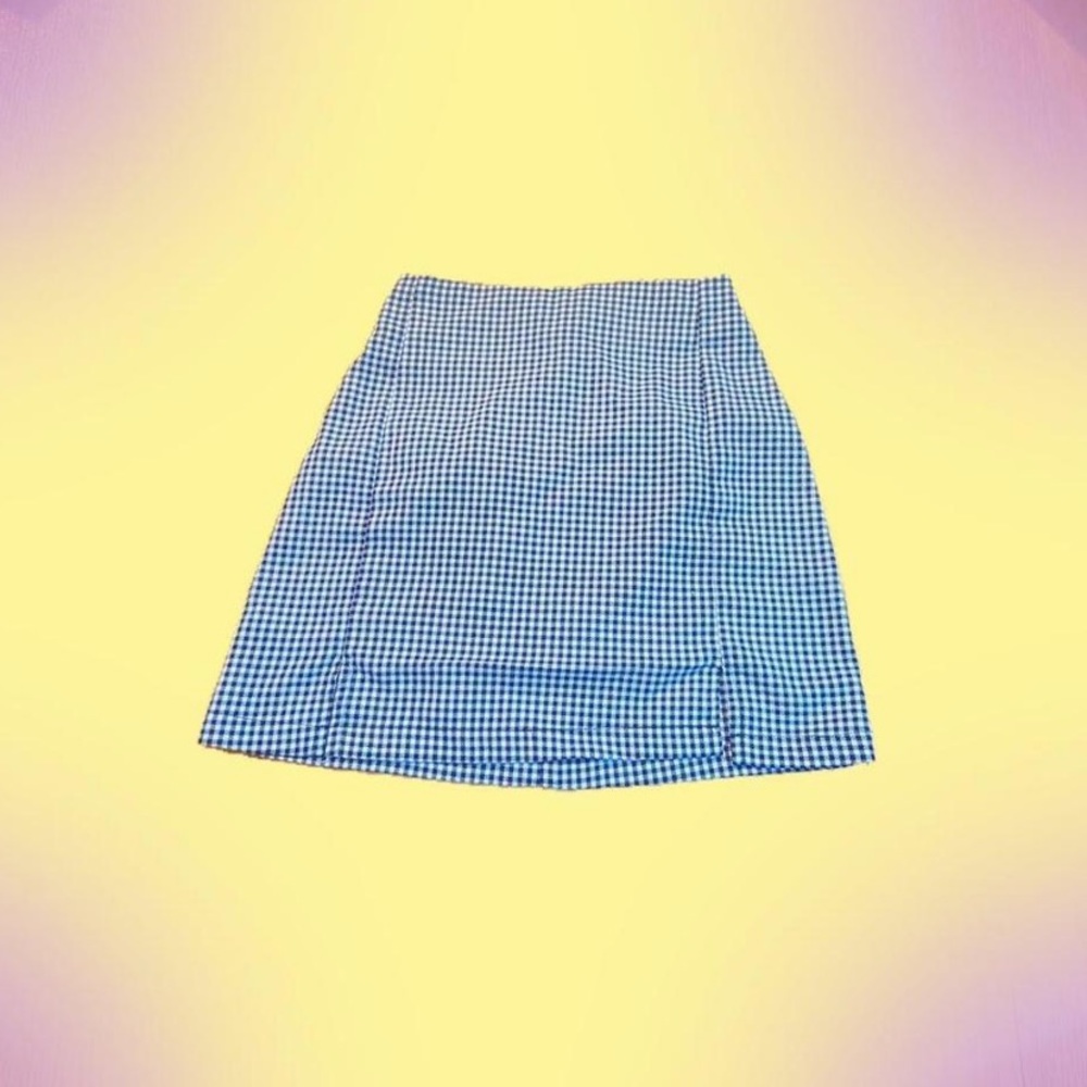 Rare brandy melville gingham skirt